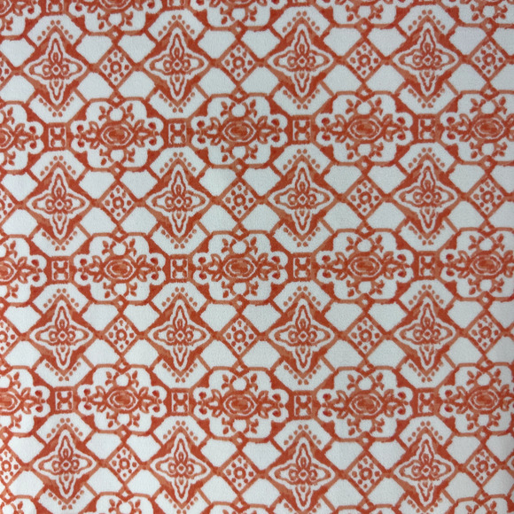 Cabana Life x Talbots Dress Womens Small Orange Geometric Tassel Strechy - Picture 12 of 12